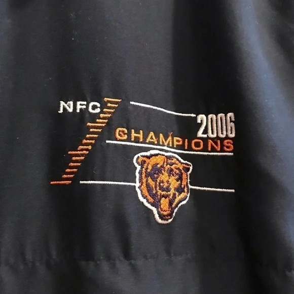 NFL Chicago Bears NFC Champions Windbreaker Jacket - Picture 5 of 11